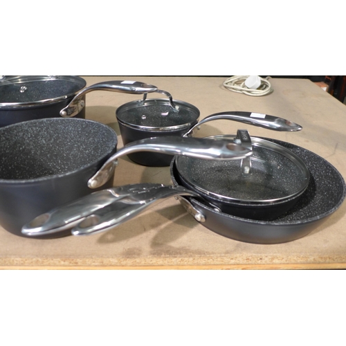 3461 - The Rock Cookware Matte Black Set, original RRP £108.99 + VAT  , (258-77)   * This lot is subject to... 