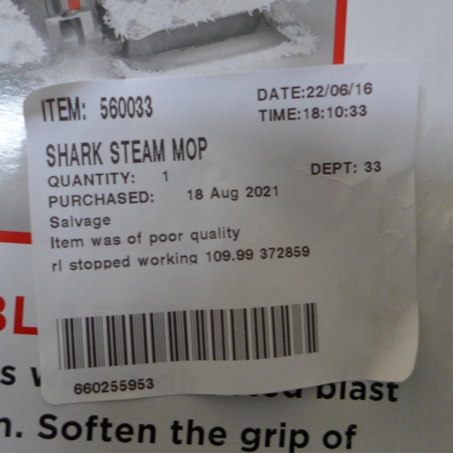 3068 - Shark Steam Mop (model no.:- S6003UKCO)        , (258-235)   * This lot is subject to vat