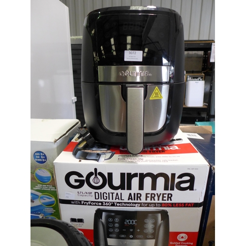 3072 - Gourmia Air Fryer, (258-216)   * This lot is subject to vat