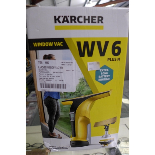 3108 - Karcher WV6 Plus N Window Vac, (258-415)   * This lot is subject to vat