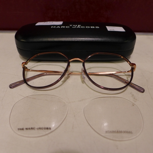 3124 - The Marc Jacobs Grey Crystal Metal Glasses (Marc 506 KB7) , (258-149)   * This lot is subject to vat