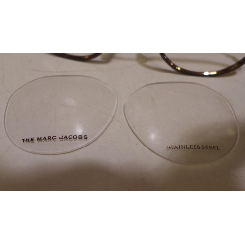 3124 - The Marc Jacobs Grey Crystal Metal Glasses (Marc 506 KB7) , (258-149)   * This lot is subject to vat