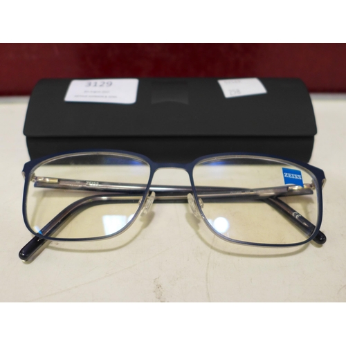 3129 - Zeiss Navy Metal Glasses (ZS22400 410), (258-110)   * This lot is subject to vat