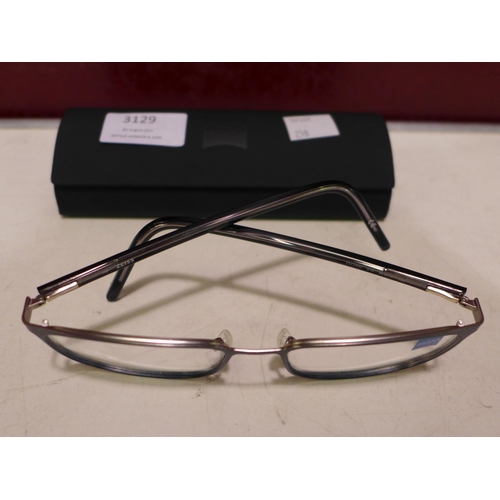 3129 - Zeiss Navy Metal Glasses (ZS22400 410), (258-110)   * This lot is subject to vat