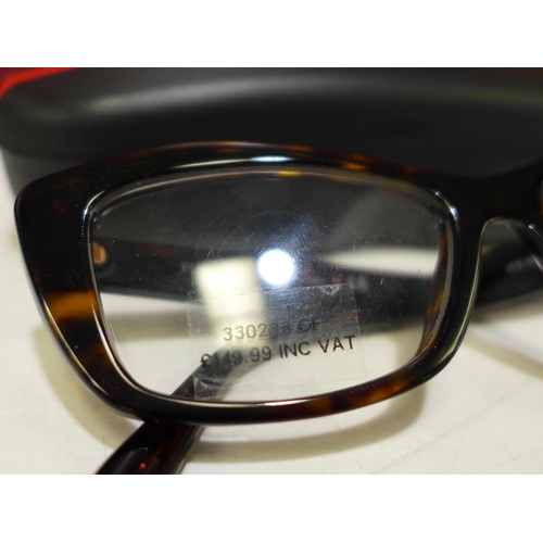 3130 - Prada Tortoiseshell Cat-Eye Plastic Glasses (VPR 15X), original RRP £134.83 + VAT, (258-321)   * Thi... 