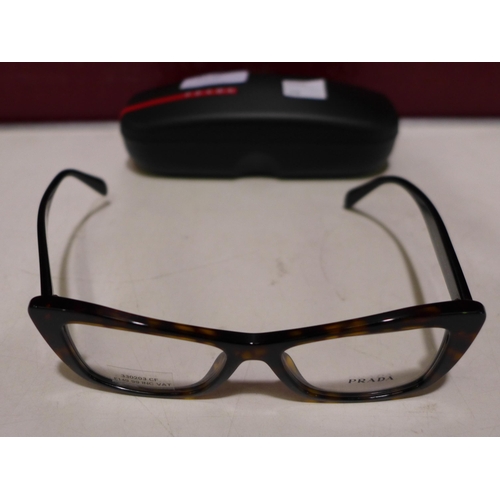 3130 - Prada Tortoiseshell Cat-Eye Plastic Glasses (VPR 15X), original RRP £134.83 + VAT, (258-321)   * Thi... 