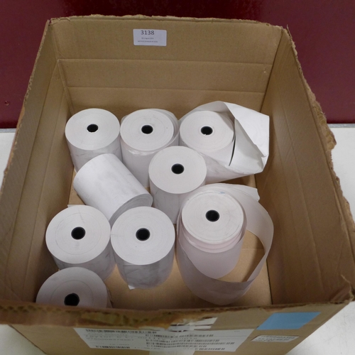 3138 - Thermal Till Rolls, (258-313)   * This lot is subject to vat