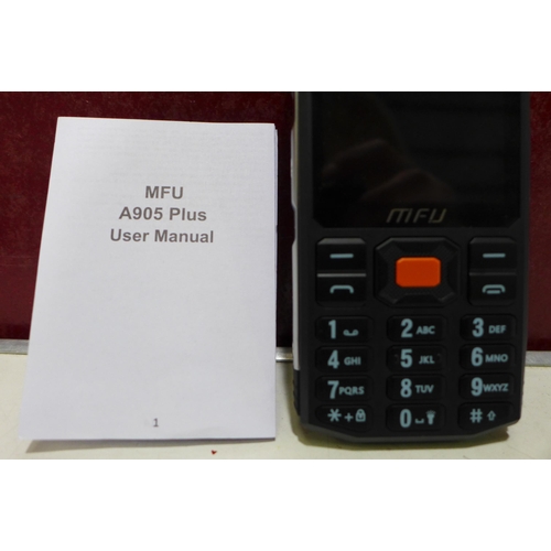 3163 - MFU Black easy to use multi-sim mobile phone (Model: A905)