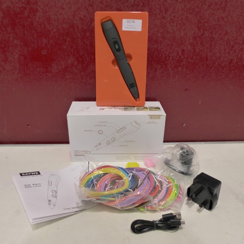 3174 - Saywe 3D pen and filaments (SMA-1Plus)