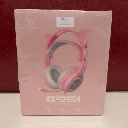 3176 - Stincoo G951 pink cat ear gaming headset