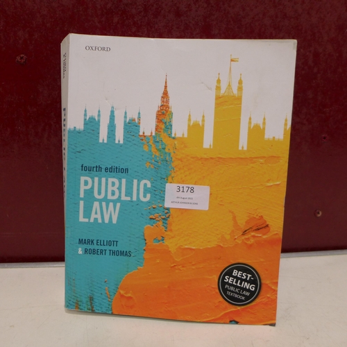 3178 - Public Law fourth edition paperback book