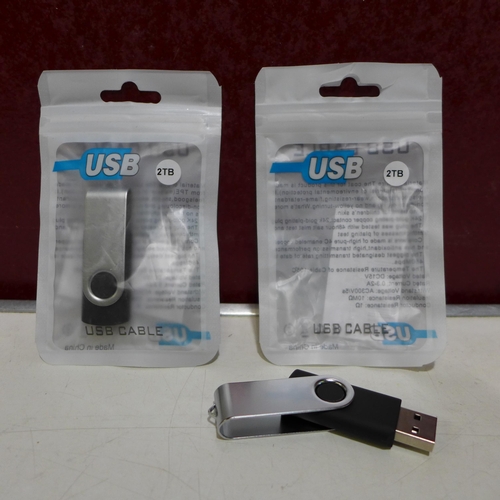 3187 - Two 2TB USB sticks