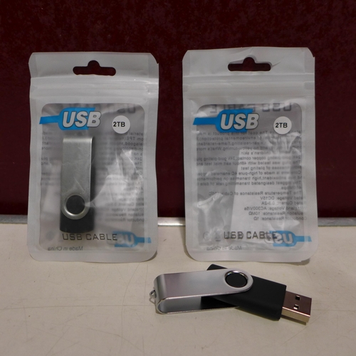 3189 - Two 2TB USB sticks