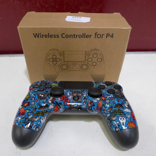 3218 - Riikuntek wireless controller for PS4