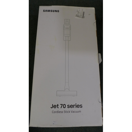 3220 - Samsung Jet 70 Turbo Vacuum Cleaner with battery and charger, original RRP £249.99 + VAT, (258-47)  ... 