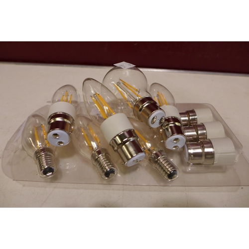 3237 - Luminus A60 LED Conglom Filament Bulb and Conglom Chandelier Filament Bulb, (258-13,37,38)   * This ... 