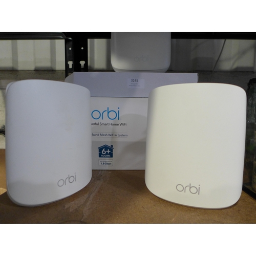 3245 - Netgear Orbi Mesh Wifi System (model no.:- RBK353-100EUS), original RRP £219.99 + VAT, (258-171)   *... 