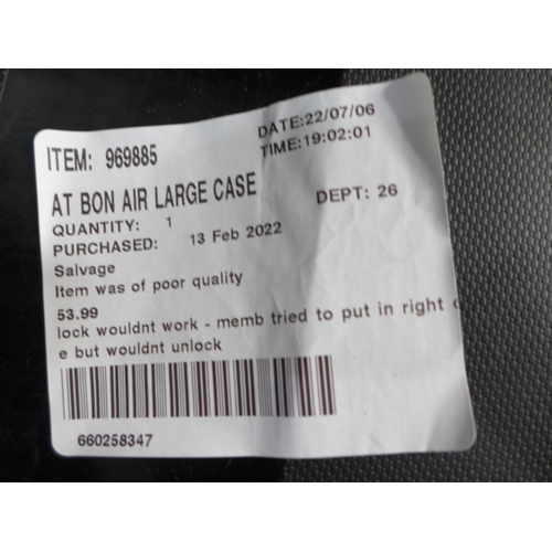 3258 - At Bon Air Large Black Suitcase 30