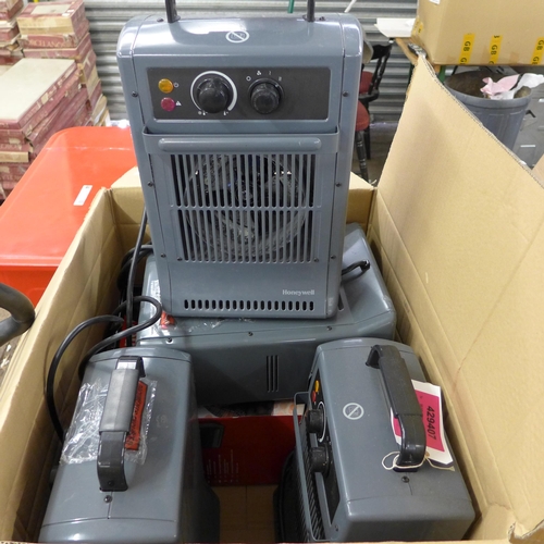 2085 - 5 Honeywell shop heaters - sold as scrap * this lot is subject to VAT