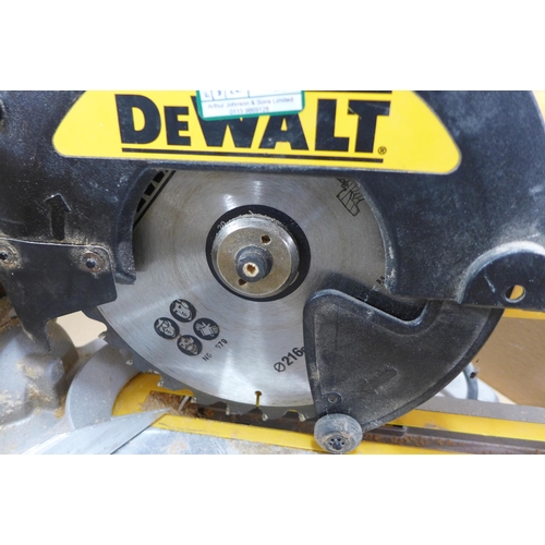 2108 - Dewalt DW5773 tilting/sliding compound mitre saw 110V