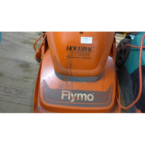 2315 - Flymo Hovervac HV3000 Turbo grass lawnmower