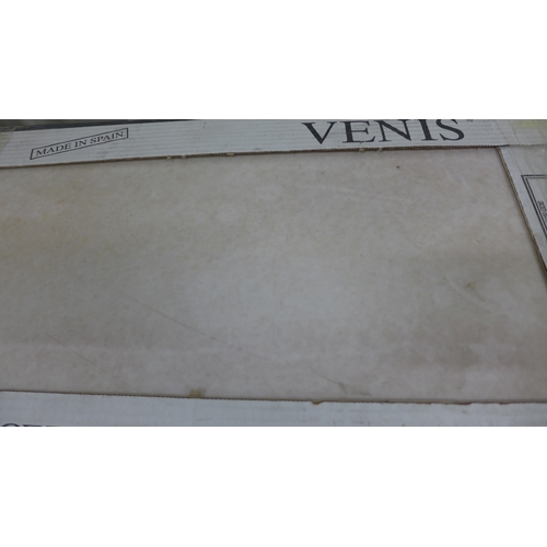 2341 - 15 boxes and quantity of loose Venis Ceramica De Elite tiles - 60cm x 34cm (5 in a box)