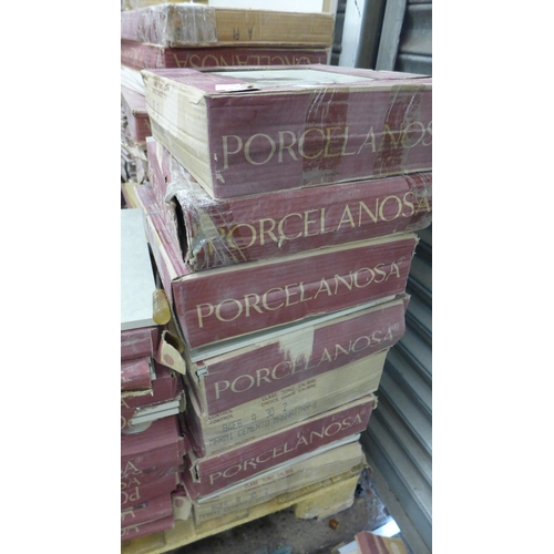 2347 - 7 boxes of Porcelanosa floor/wall tiles - 32cm x 32cm (8 in a box)