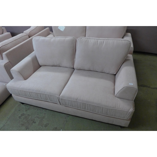 1503 - A Camden Flex Gracelands Bubblegum fabric two seater sofa