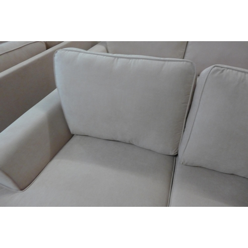 1503 - A Camden Flex Gracelands Bubblegum fabric two seater sofa