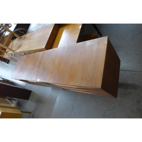 43 - A small teak sideboard