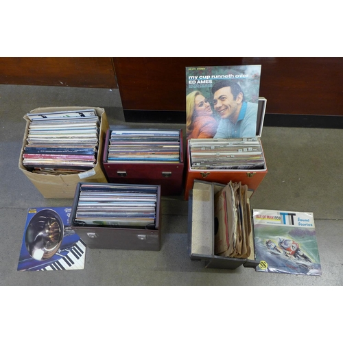 1053 - Four cases and a box of LP records, classical, etc. **PLEASE NOTE THIS LOT IS NOT ELIGIBLE FOR POSTI... 