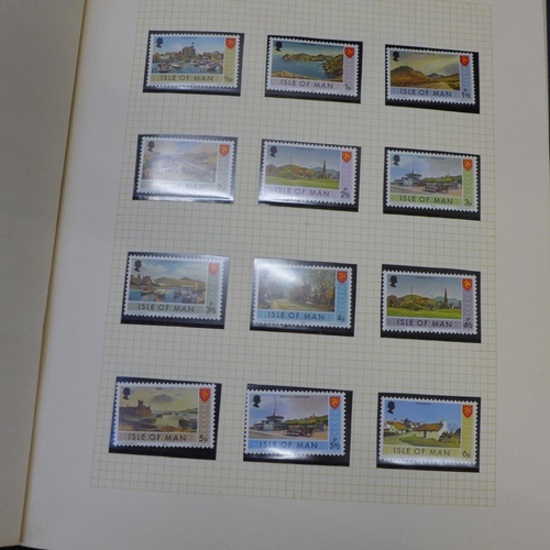 673 - Stamps, Isle of Man mint stamps, presentation packs and first day covers