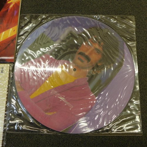 700 - A collection of seven Frank Zappa LP records including a picture disc