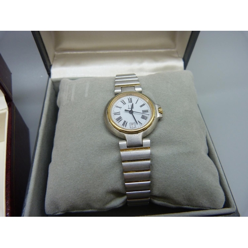 850 - A gentleman's Rotary wristwatch and a lady's Dunhill wristwatch