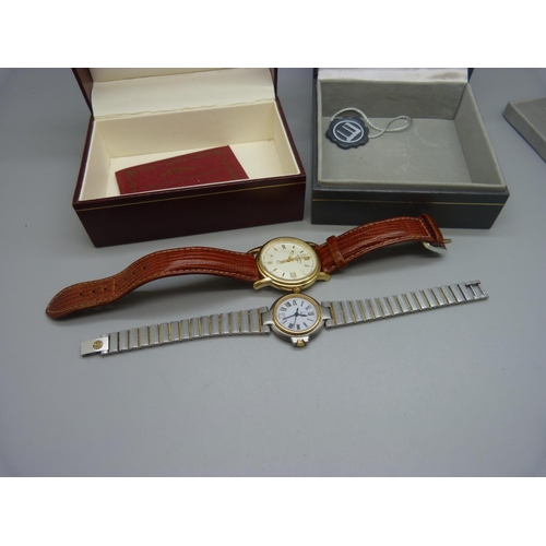 850 - A gentleman's Rotary wristwatch and a lady's Dunhill wristwatch