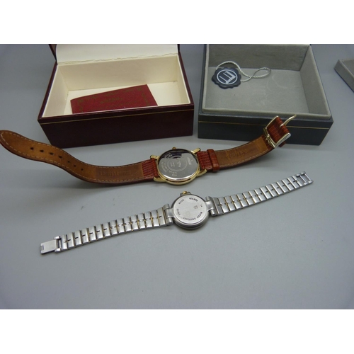 850 - A gentleman's Rotary wristwatch and a lady's Dunhill wristwatch