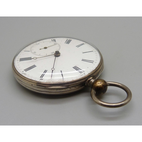 895 - A silver pocket watch