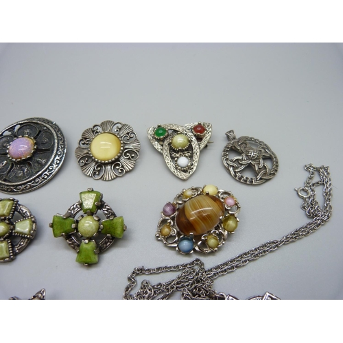 977 - Celtic brooches and pendants