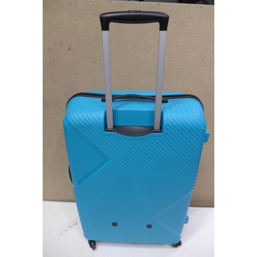 3235 - American Tourister Zakk Turquoise Large Hardside Spinner Case (262-647)  * This lot is subject to va... 