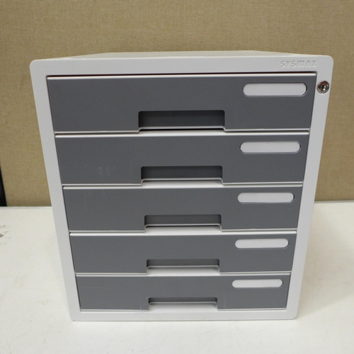 3253 - Sysmax Lockable filing Drawers (Grey) (262-137)  * This lot is subject to vat