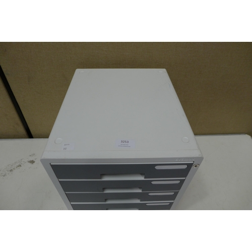 3253 - Sysmax Lockable filing Drawers (Grey) (262-137)  * This lot is subject to vat