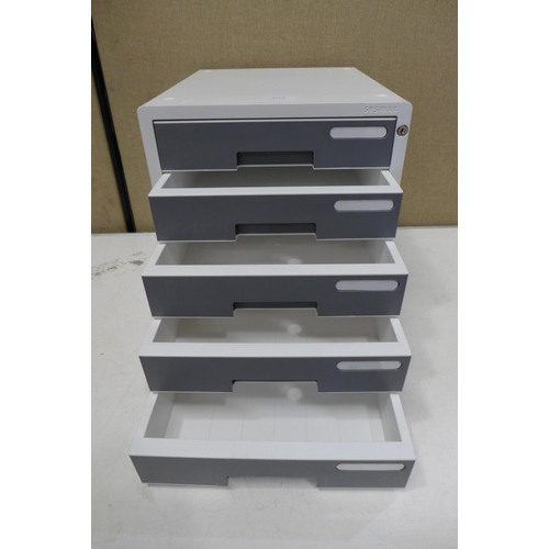 3253 - Sysmax Lockable filing Drawers (Grey) (262-137)  * This lot is subject to vat