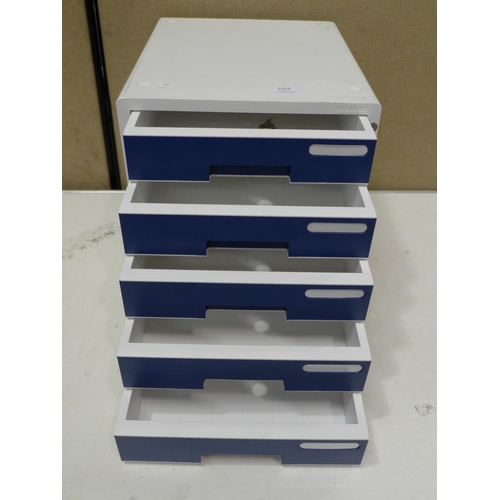 3254 - Sysmax lockable drawers (Blue) (262-801)  * This lot is subject to vat