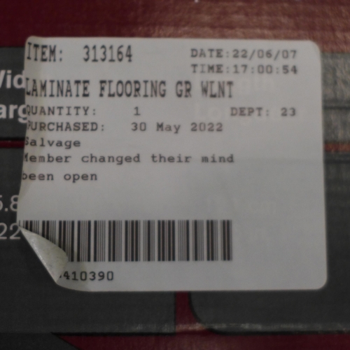 3278 - Two Packs Of Laminate Flooring Grey walnut (262-193,194)  * This lot is subject to vat