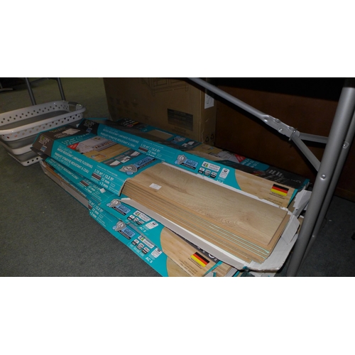 3279 - Large Quantity of Laminate Flooring Oslo Light Oak (Approx. Eight Packs) (262-184-191)  * This lot i... 