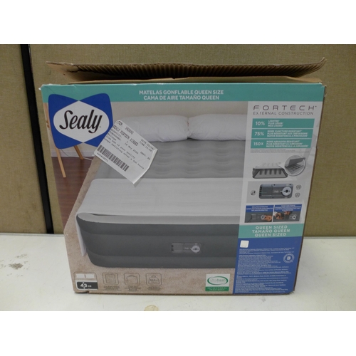 3295 - Sealy Fortech Airbed with built in pump  (262-245)  * This lot is subject to vat