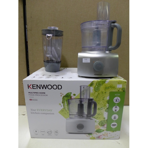 3300 - Kenwood Multipro Home Food Processor (model no.: FDP645SI), original RRP £124.91 + VAT (262-264)  * ... 