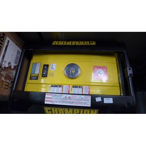 3349 - Champion 2500W Generator (model no.:- CPG3500), original RRP £209.99 + VAT (262-173)  * This lot is ... 