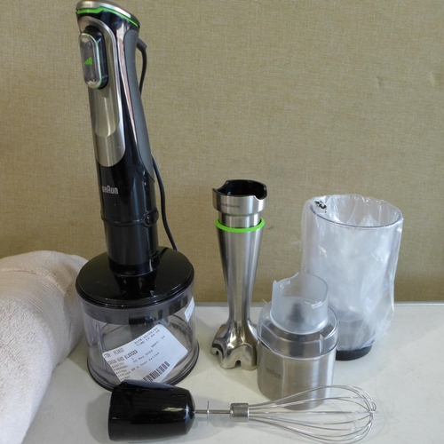 3009 - Braun Multi Quick Hand Blender (model no: MQ9138XI) and Charisma Taupe Bath Towel  (586GSM) (262-34,... 