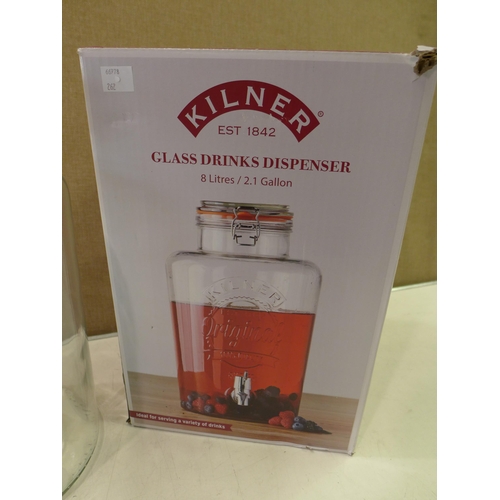 3060 - Kilner Drink Dispenser (8ltr) (262-47)  * This lot is subject to vat